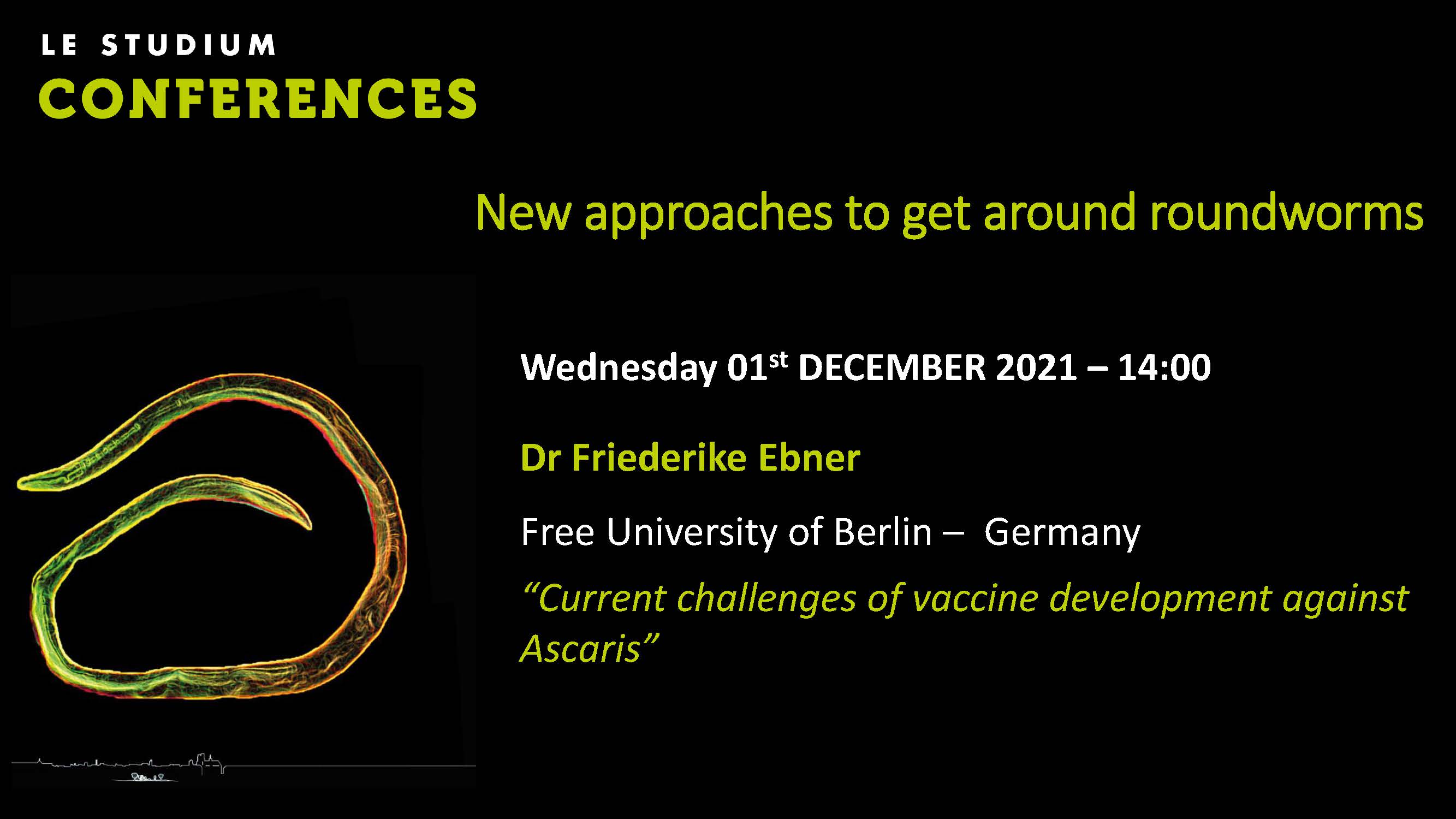 Dr Friederike Ebner - Current challenges of vaccine development against Ascaris