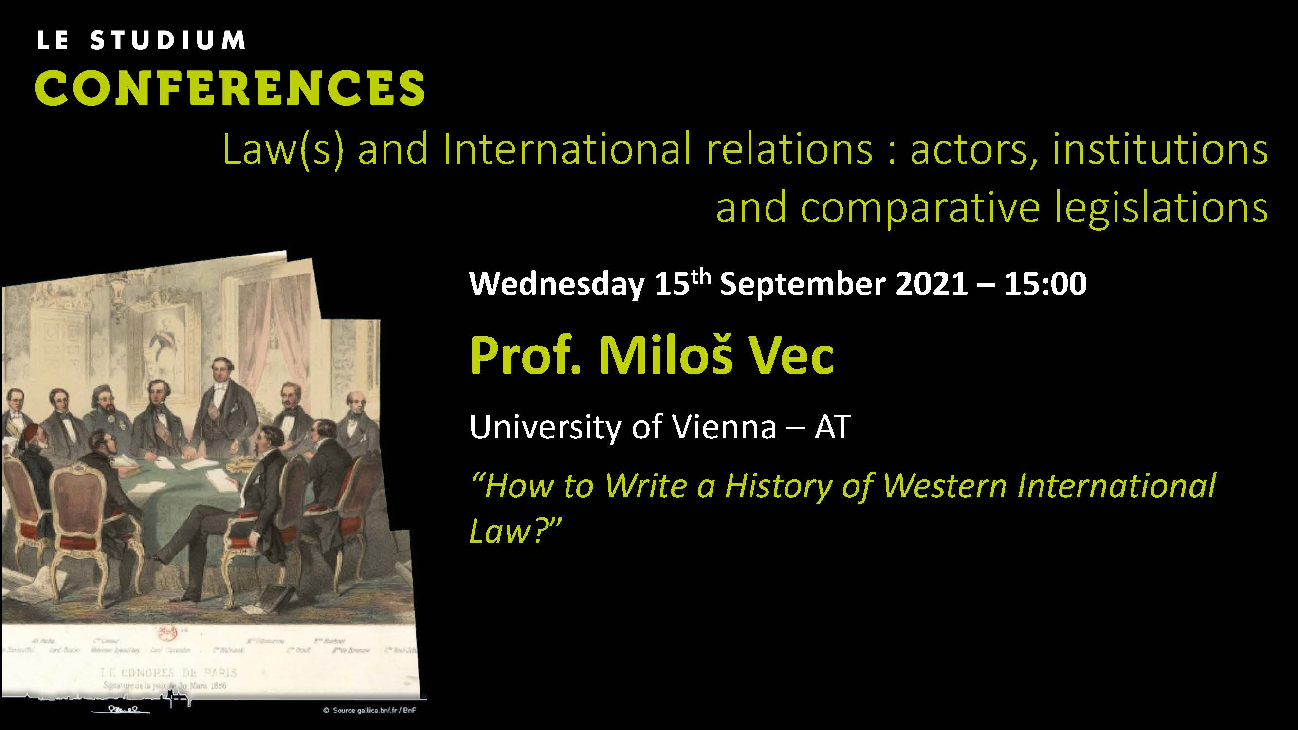 Miloš Vec - How to Write a History of Western International Law?