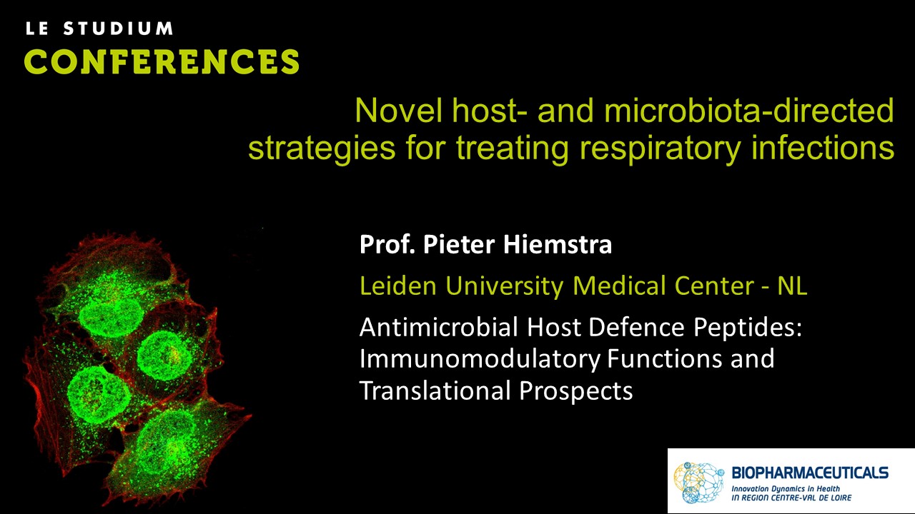 Prof. Pieter Hiemstra - Antimicrobial Host Defence Peptides: Immunomodulatory Functions and Translational Prospects