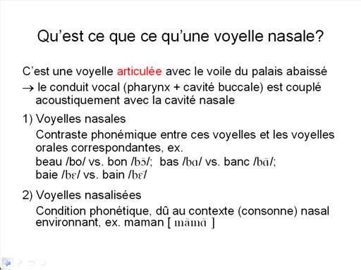 Acoustique du conduit vocal: Voyelles nasales et nasalisees (Shinji Maeda 2008)