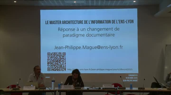 Le Master Architecture de l'information de l'ENS-Lyon : conception, organisation, enjeux