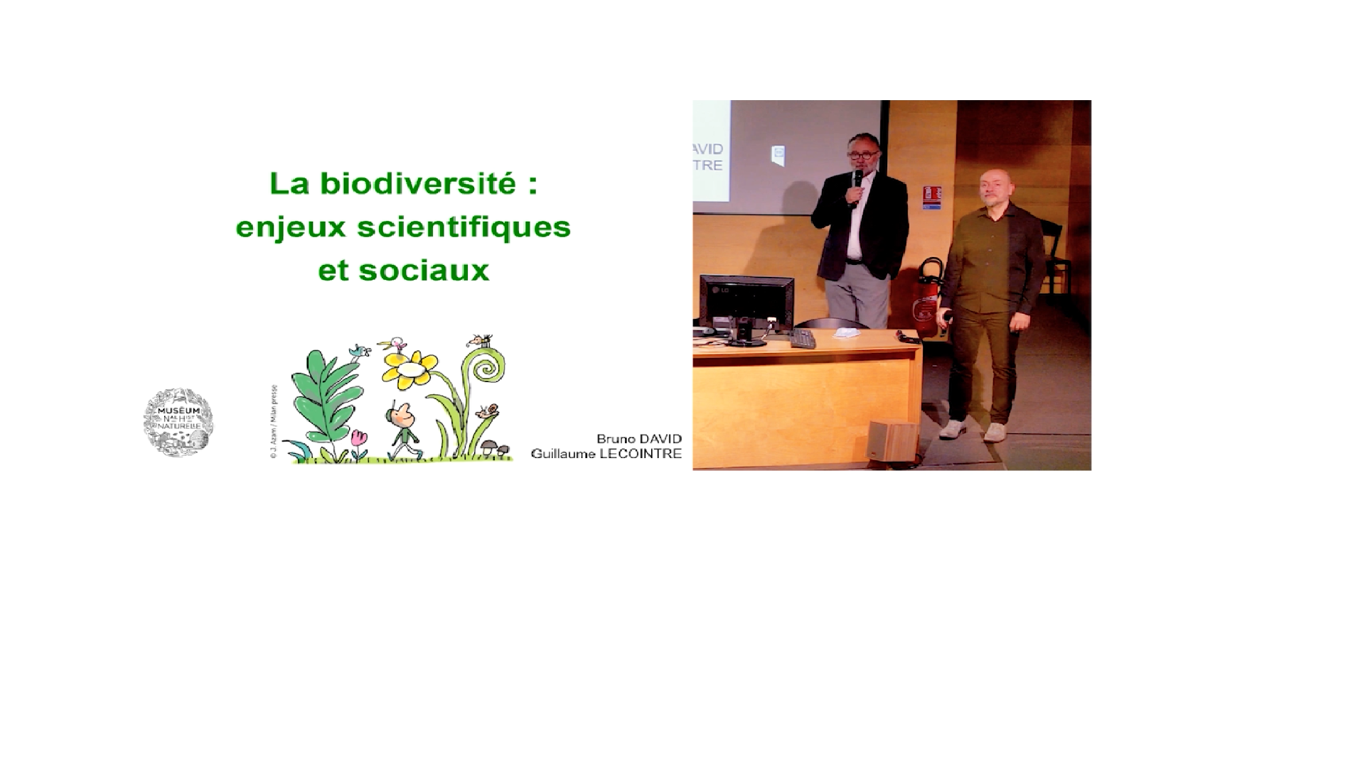 La biodiversité : enjeux scientifiques et sociaux (1/3)