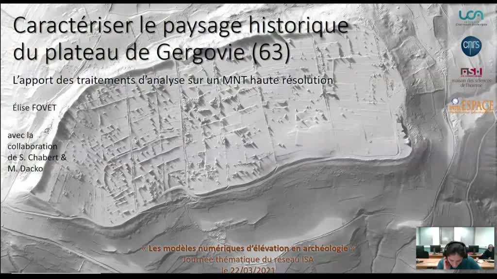 Caractériser le paysage historique du plateau de Gergovie (63) : l’apport des traitements d’analyse sur un MNT haute résolution