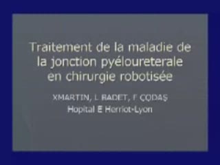 Première journée francophone de chirurgie robotique - JPU