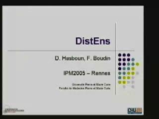 IPM 2005 : DistEns