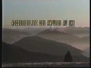 "Oser les plaisirs" : accessibilité des amputés au ski