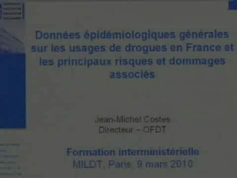 MILDT 2010 – Données épidémiologiques générales sur les usages de drogues en France.