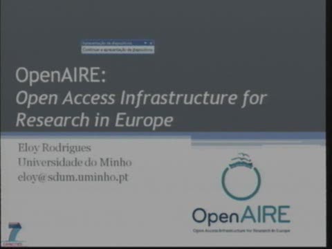 Berlin7 Open Access Conference e-infrasctructures Eloy Rodrigues