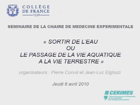 Collège de France - Séminaire Sortir de l'eau du 8 avril 2010 - Pierre Corvol, Jean-Luc Elghozi 