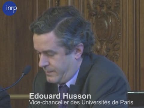 Allocution inaugurale d'Édouard Husson