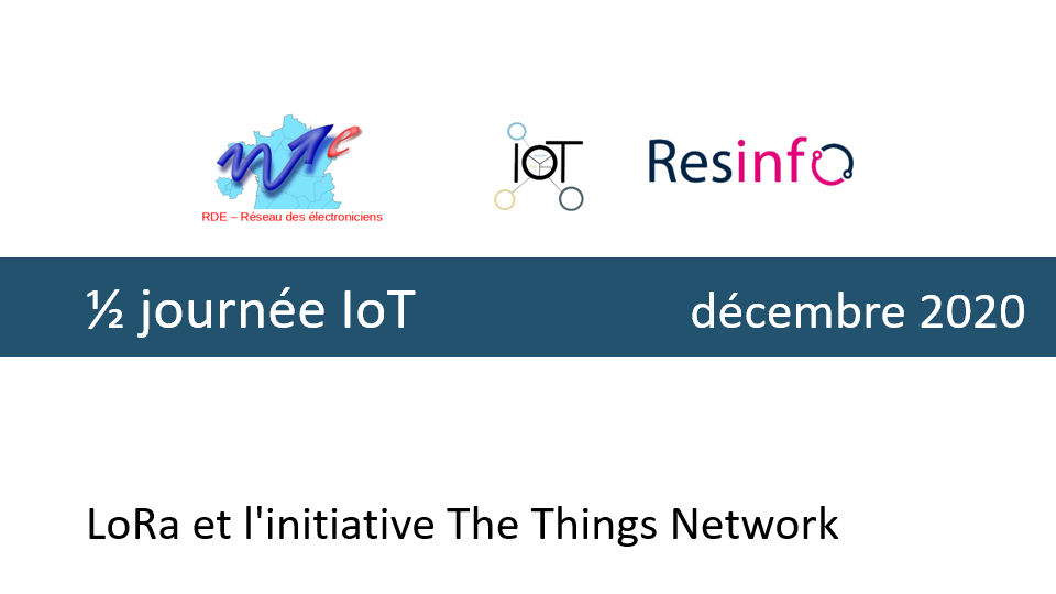 LoRa et l'initiative The Things Network
