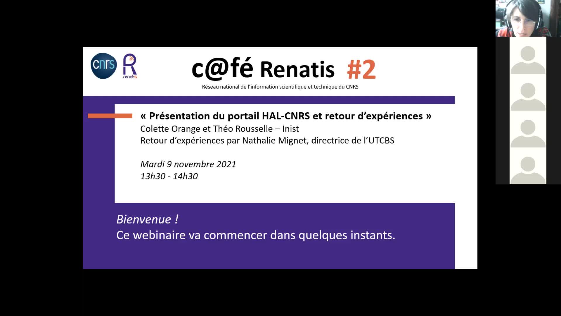 C@fés Renatis - Retours d'expérience du portail HAL Cnrs