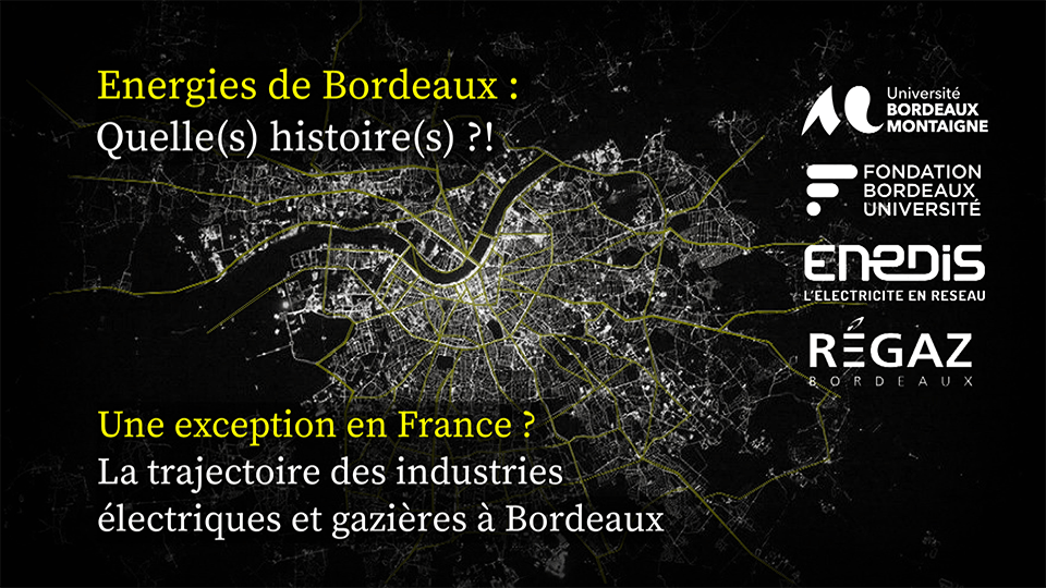 La trajectoire des industries électriques et gazières à Bordeaux