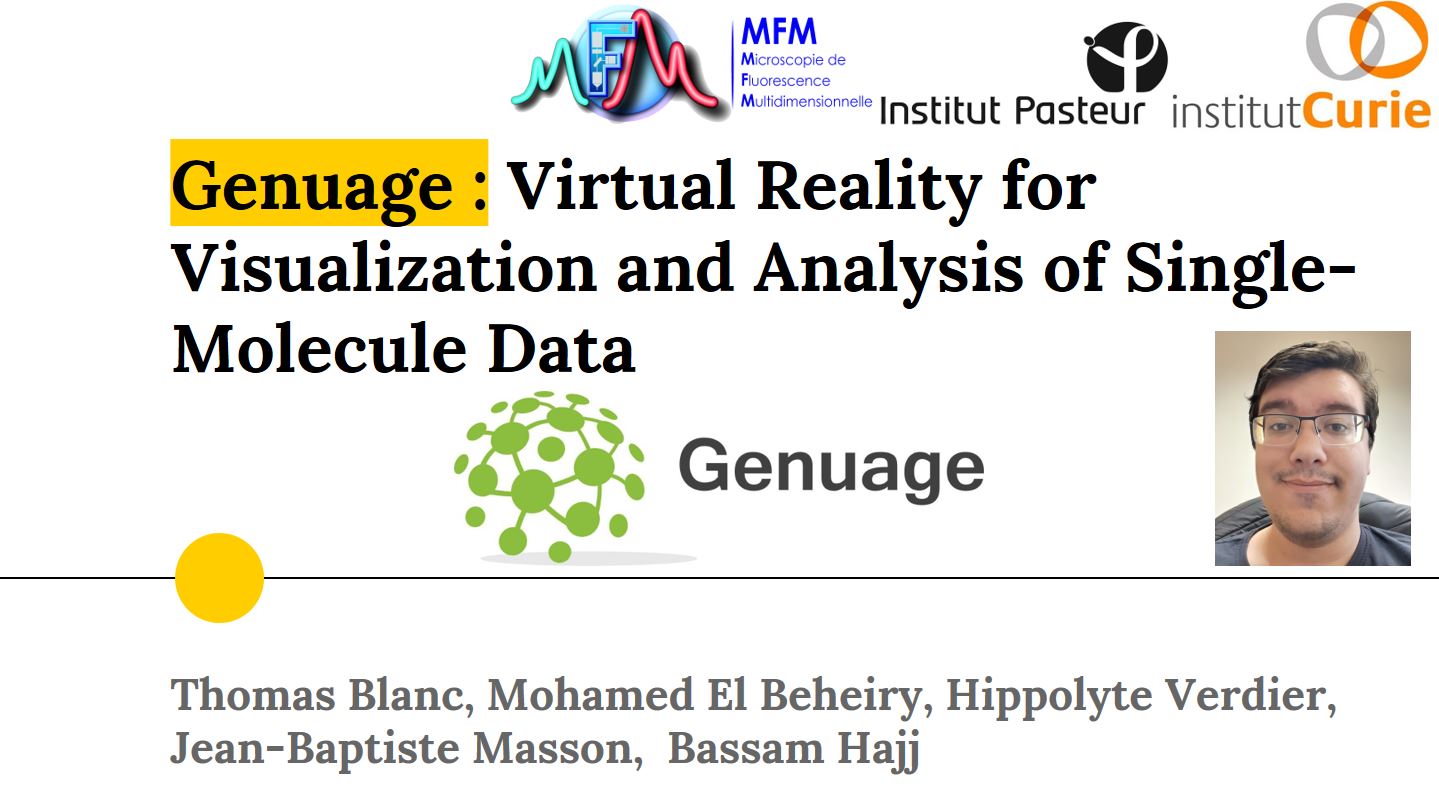 Genuage : Virtual Reality for visualization and analysis of single molecule data