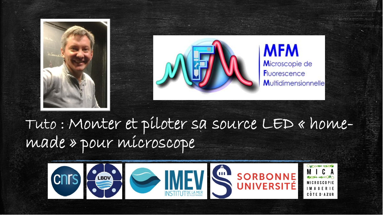 Tuto: Monter et piloter sa source LED "home-made" pour microscope