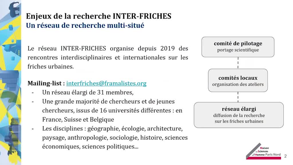 Ateliers collectifs Inter-friches : de l'exploration in situà la construction incrémentale de méthodes  interdisciplinaires  pour  la  recherche  sur  les  friches  urbaines