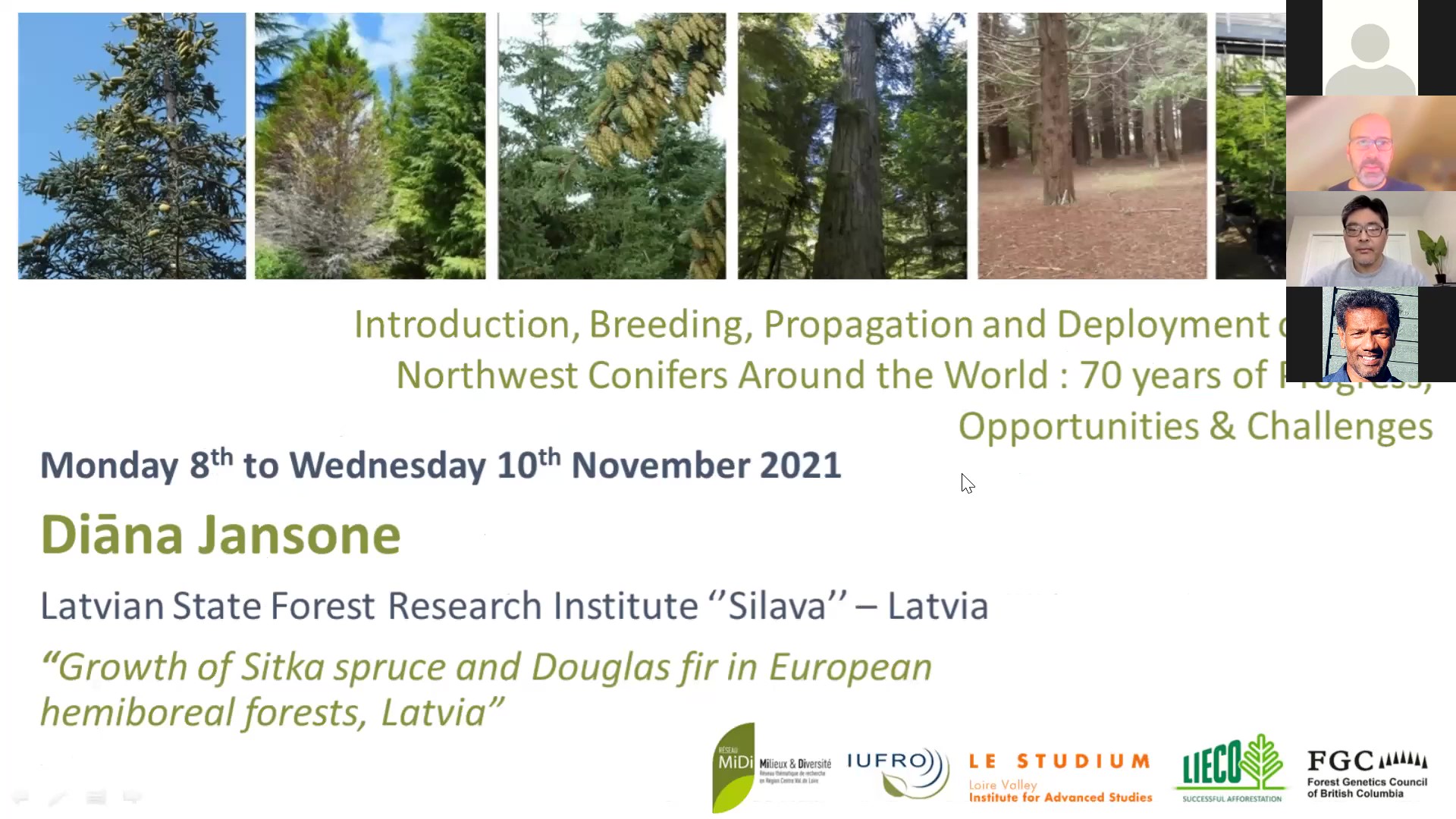 Growth of Sitka Spruce and Douglas Fir in European hemiboreal forests, Latvia - Diāna Jansone