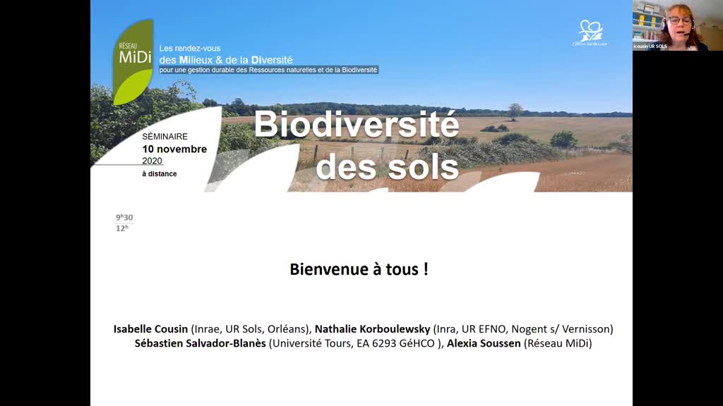 Introduction de la journée Biodiversité des sols