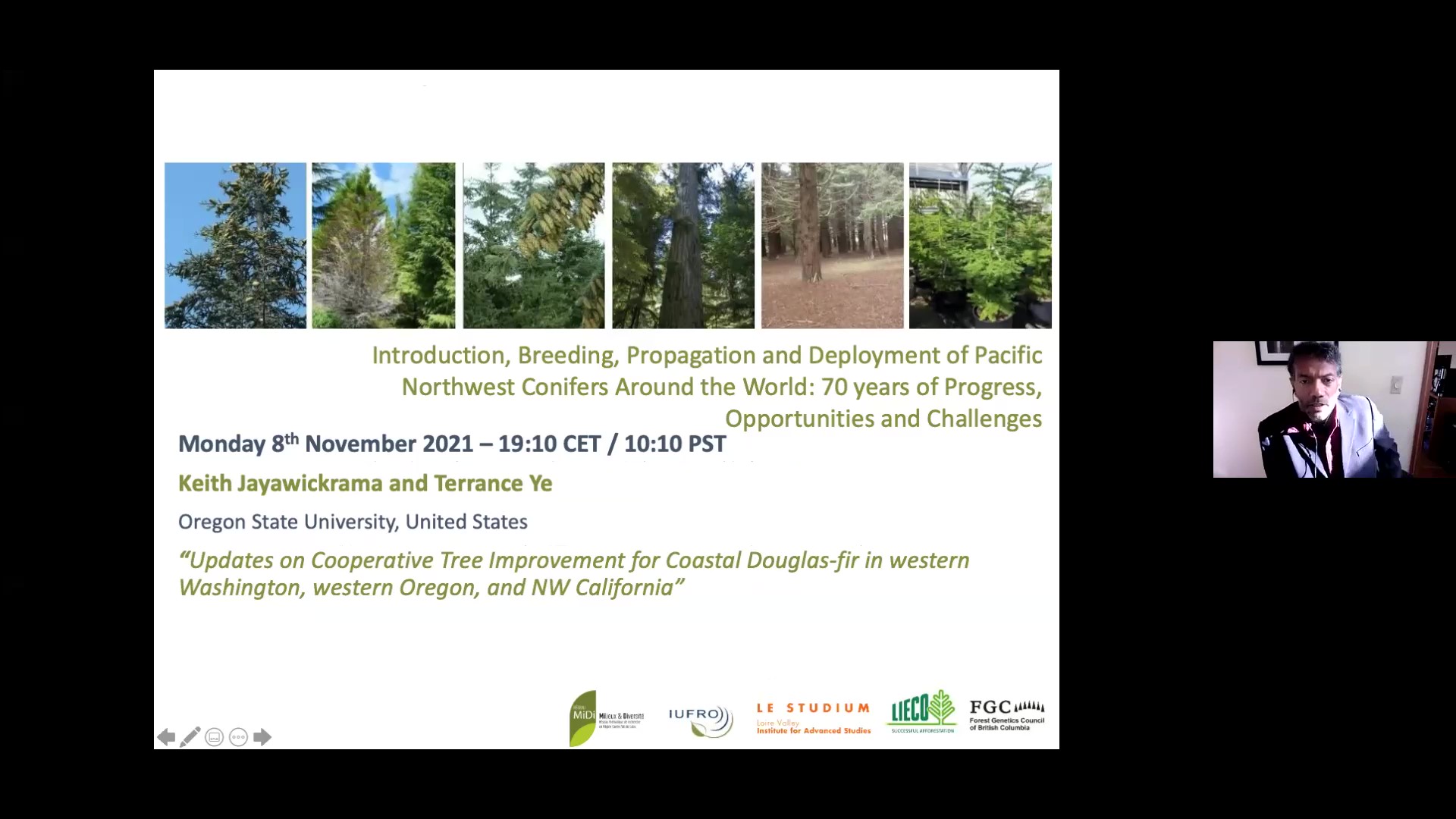 Updates on Cooperative Tree Improvement for Coastal Douglas-fir in western Washington, western Oregon, and NW California -  Keith Jayawickrama