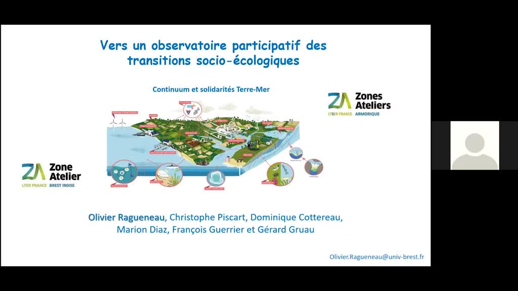 Vers  un  observatoire  participatif  des  transitions  socio-écologiques  :  qualité  de  l'eau  et biodiversité  le  long  du  continuum  terre-mer