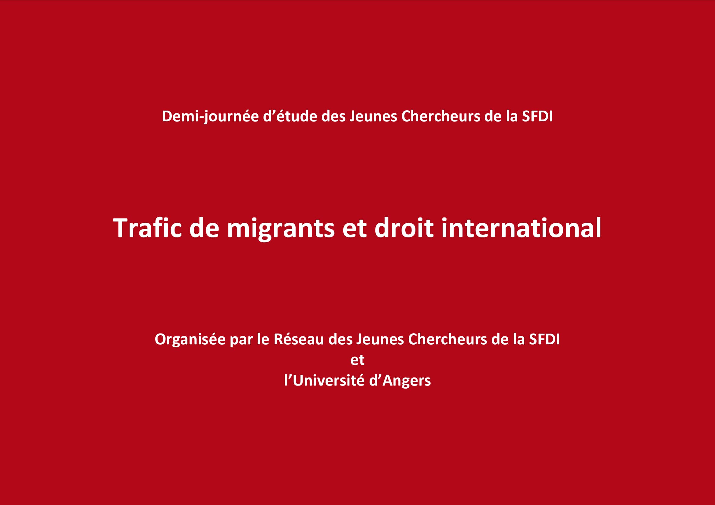 Quelle réalité pour la lutte communautaire contre le trafic de migrants dans un contexte de crise ? Par L. Fontfrède
