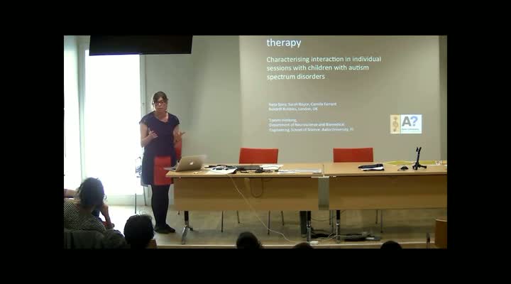 “Beneficial JI” - Short talk 2.1: Neta Spiro - 
Joint improvisation in music therapy: characterising interaction in individual sessions
with children with autism spectrum disorders