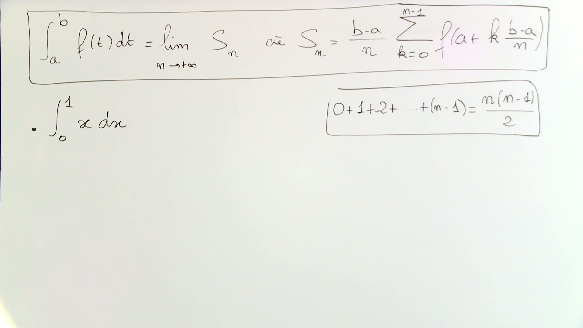 Exercice 2 (Calculs d'intégrales) [02082]