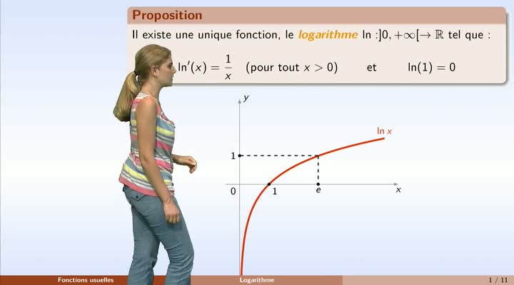 Fonctions usuelles - partie 1 : logarithme et exponentielle