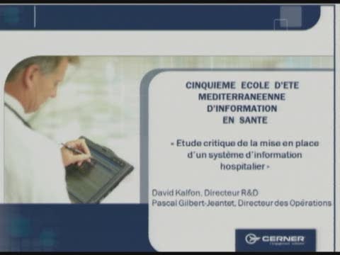 EEMIS Corte 2009 - Mise en place d'un système d'information hospitalier