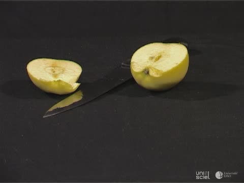 Une autre façon de couper une pomme