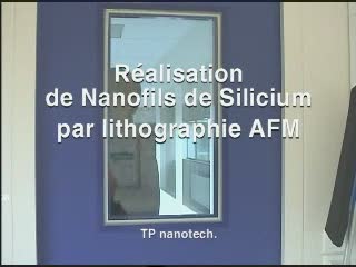 Réalisation de Nanofils de silicium
