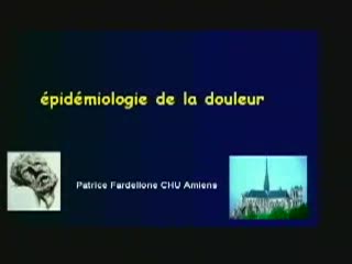 Amiens 2005 : Epidémiologie de la douleur
