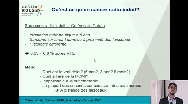 COURS SFJRO CURIE 2016 - Carcinogenèse radio-induite : Dr Cyrus CHARGARI