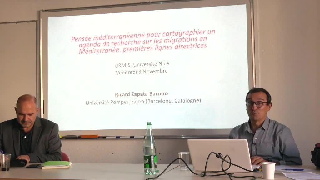 Ricard Zapata Barrero : Pensée méditerranéenne pour cartographier un agenda de recherche sur les migrations en Méditerranée. Premières lignes directrices