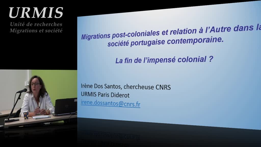 Séminaire avec Irène Dos Santos : Migrations post-coloniales et relation à l’Autre dans la société portugaise contemporaine. La fin de l’impensé colonial ?