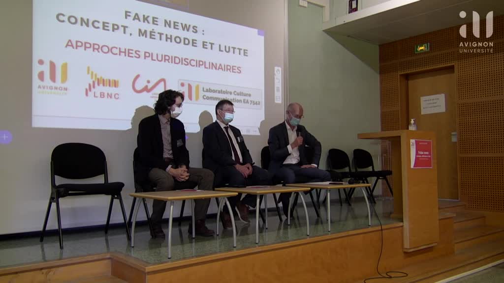 Conférence internationale : Fake news concept, méthode et lutte - Approches pluridisciplinaires Jeudi Matin