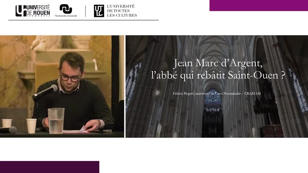 Jean Marc d'Argent, L'abbé qui rebâtit Saint Ouen ?