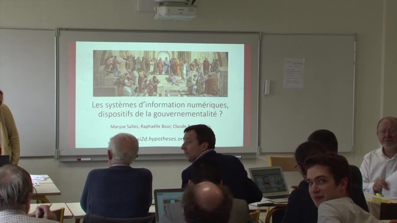 "Les systèmes d’information numériques, dispositifs de la gouvernementalité ?", Maryse Salles, Raphaëlle Bour, Claude Paraponaris, @INFORSID 2019
