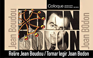 Échos entre prose et poésie dans l'oeuvre de Joan Bodon (Jean Boudou) / Marie-Jeanne Verny