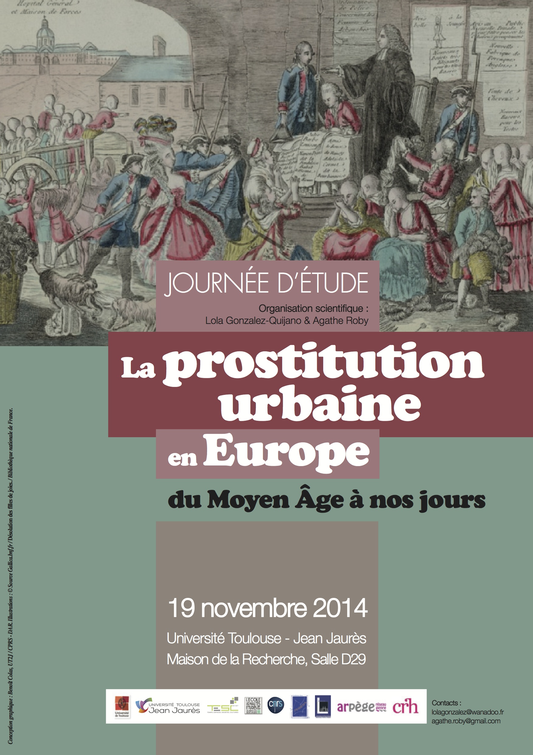 La prostitution urbaine en Europe du Moyen Age à nos jours : introduction à la journée d'étude / Agathe Roby