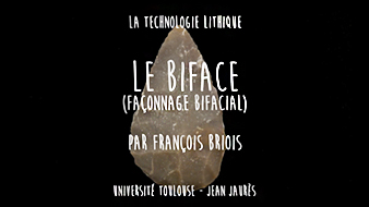 La technologie lithique. 1. Le façonnage : le biface / François Briois