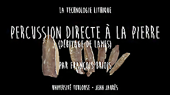 La technologie lithique. 2. Le débitage de lames par percussion directe : le percuteur de pierre / François Briois